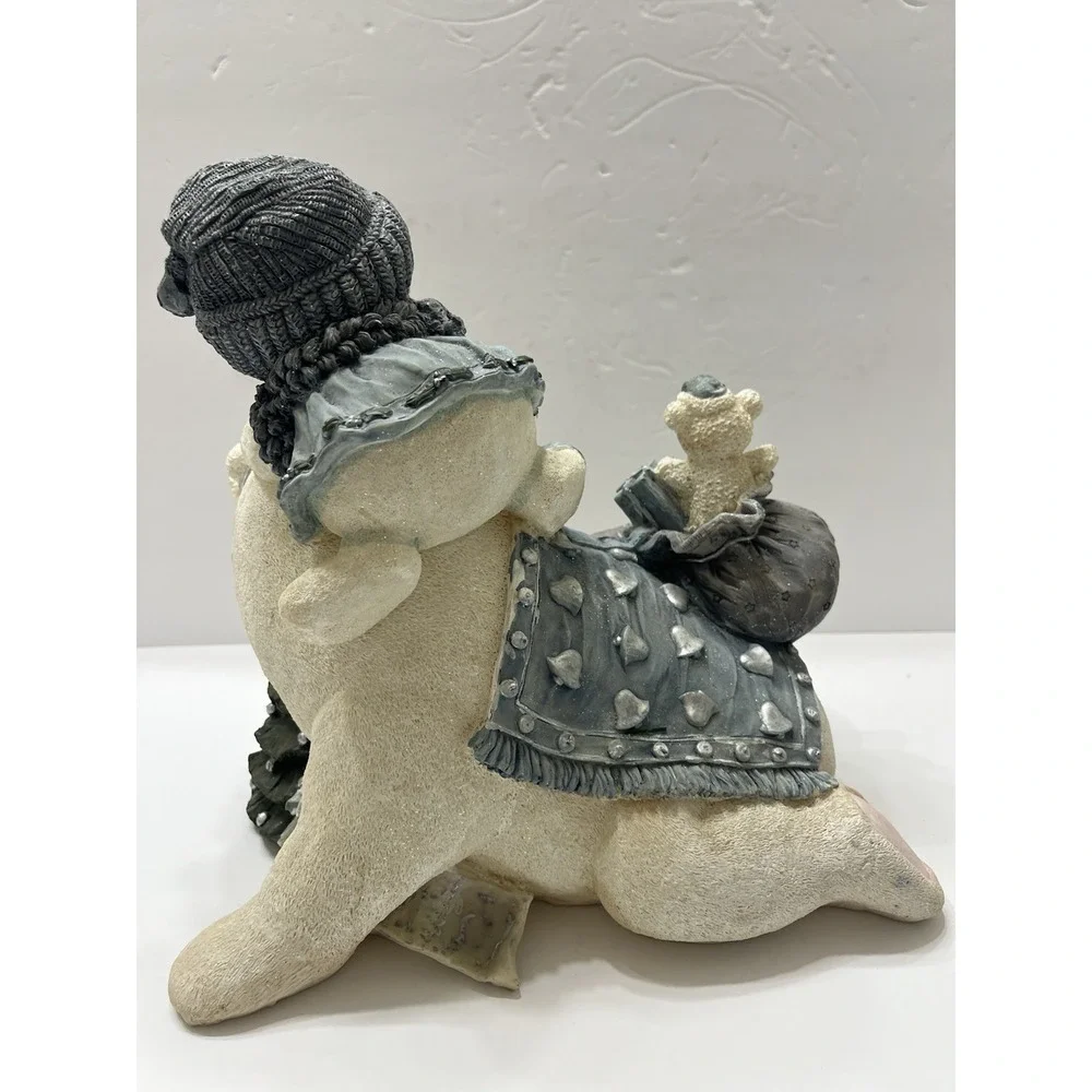 Vintage Christmas Collection by Lincolnshire Polar Bear Snowman Resin 10x10x8
